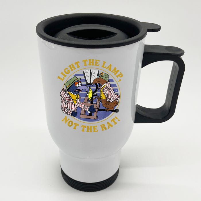 Light The Lamp Not The Rat Front & Back Stainless Steel Travel Mug