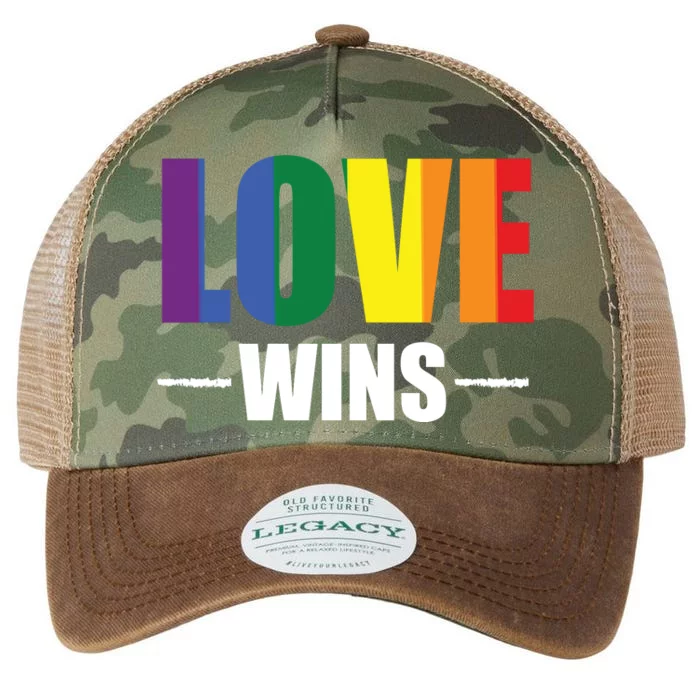 Love Wins Legacy Tie Dye Trucker Hat