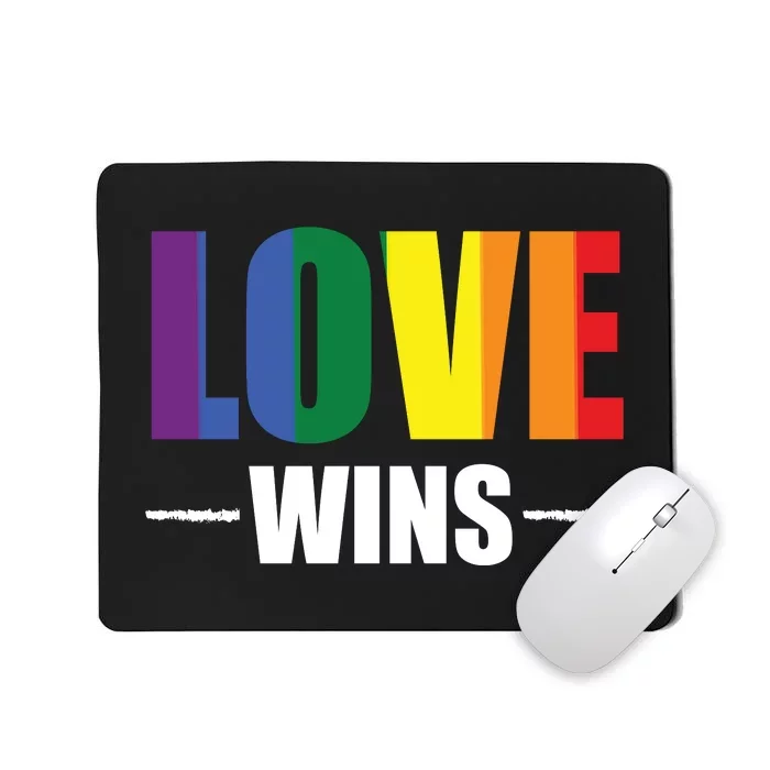 Love Wins Mousepad