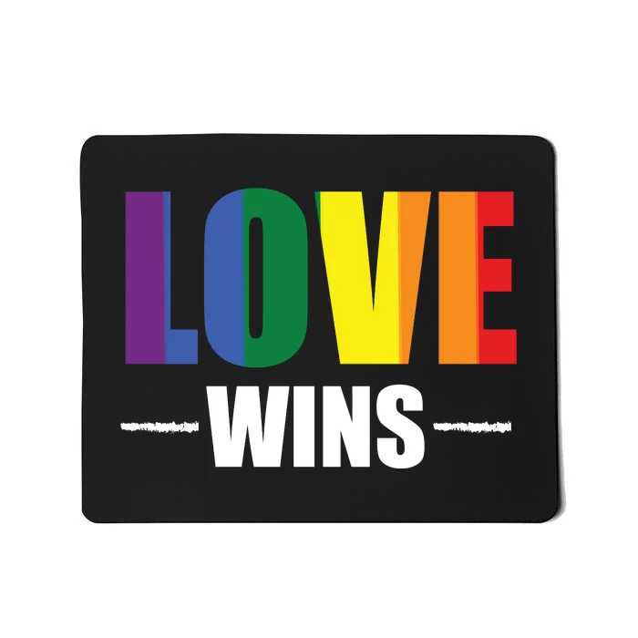 Love Wins Mousepad