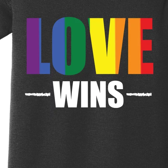 Love Wins Baby Bodysuit