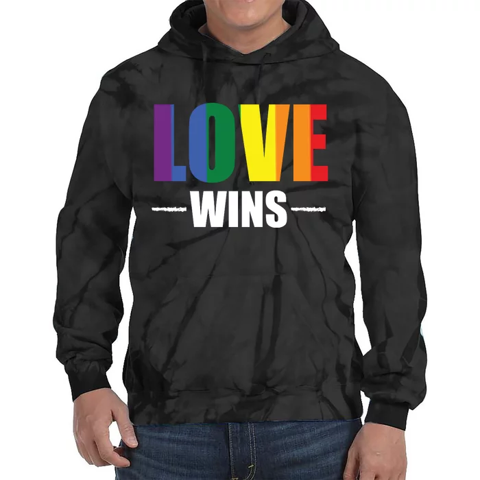 Love Wins Tie Dye Hoodie