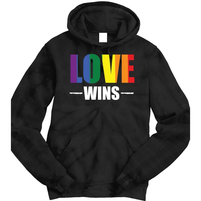 Love Wins Tie Dye Hoodie