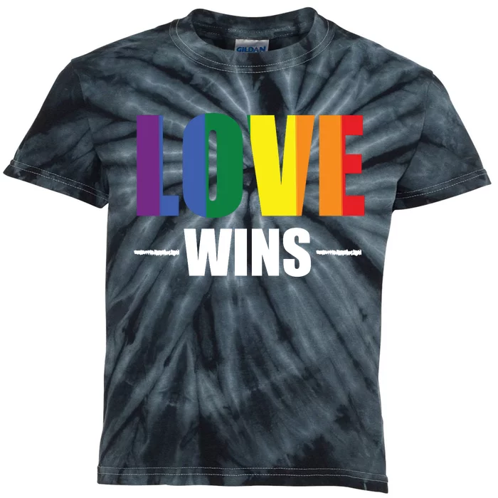 Love Wins Kids Tie-Dye T-Shirt