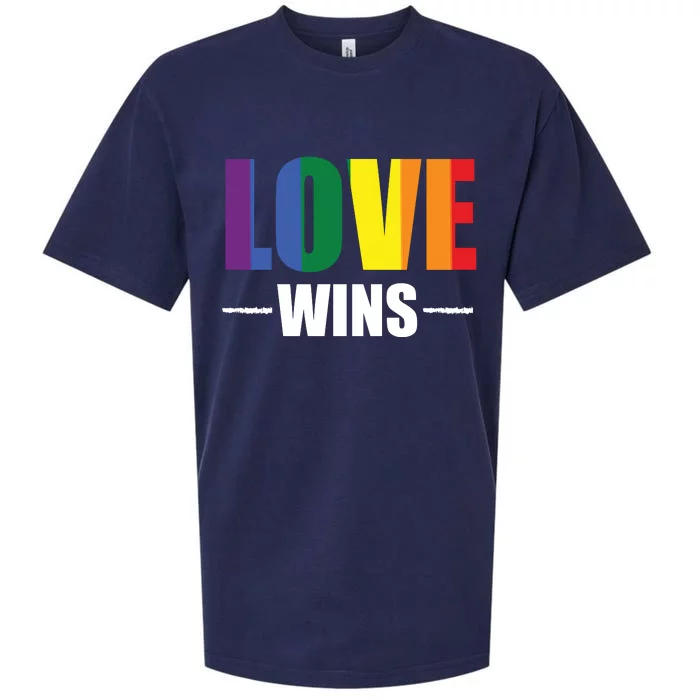 Love Wins Sueded Cloud Jersey T-Shirt