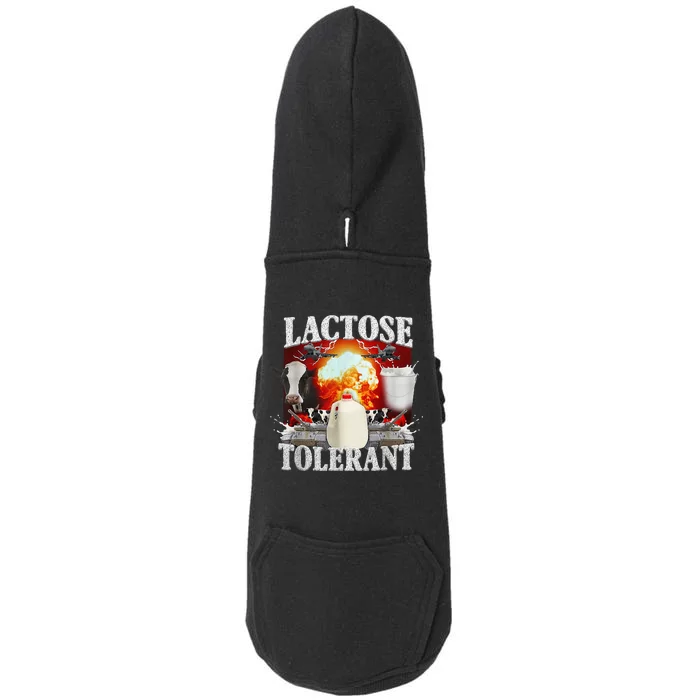 Lactose Tolerant Doggie 3-End Fleece Hoodie