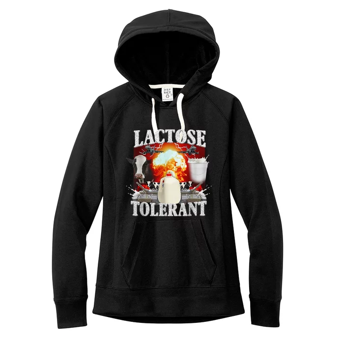 Lactose Tolerant Women's Fleece Hoodie