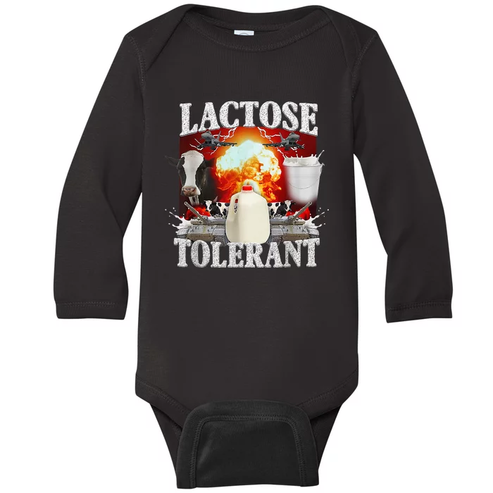 Lactose Tolerant Baby Long Sleeve Bodysuit