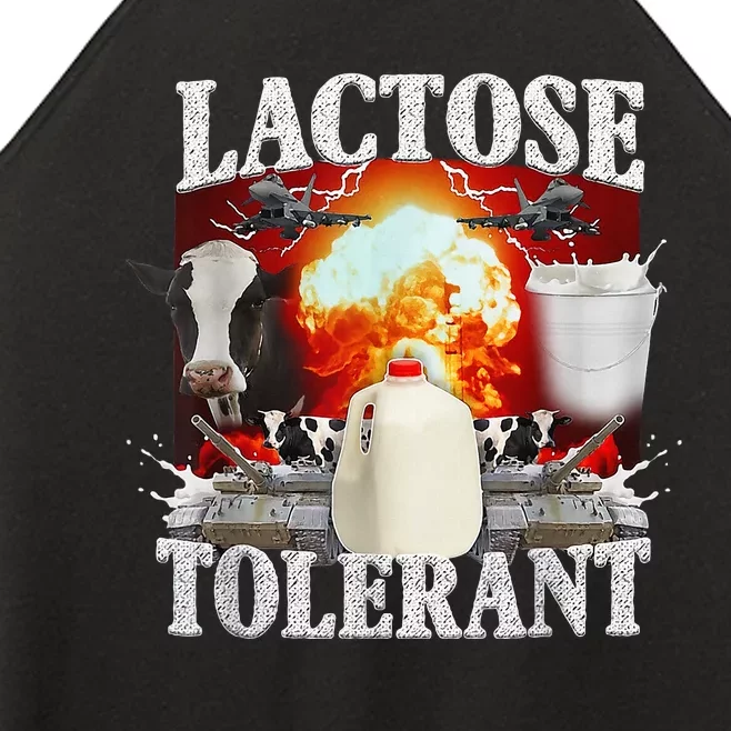 Lactose Tolerant Women’s Perfect Tri Rocker Tank