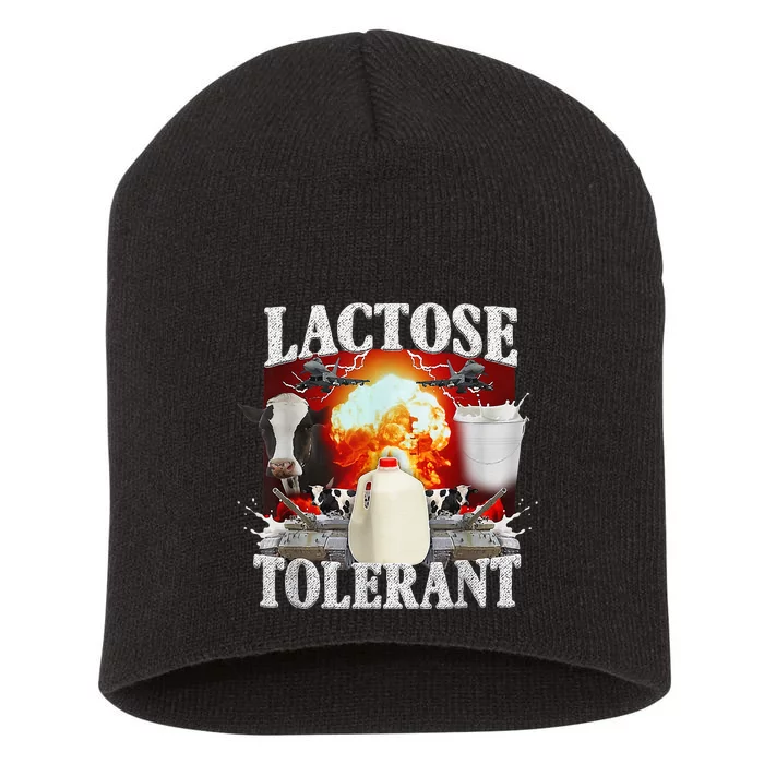 Lactose Tolerant Short Acrylic Beanie