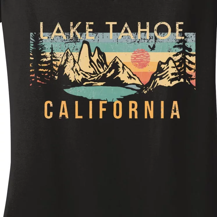 Lake Tahoe Women's V-Neck T-Shirt