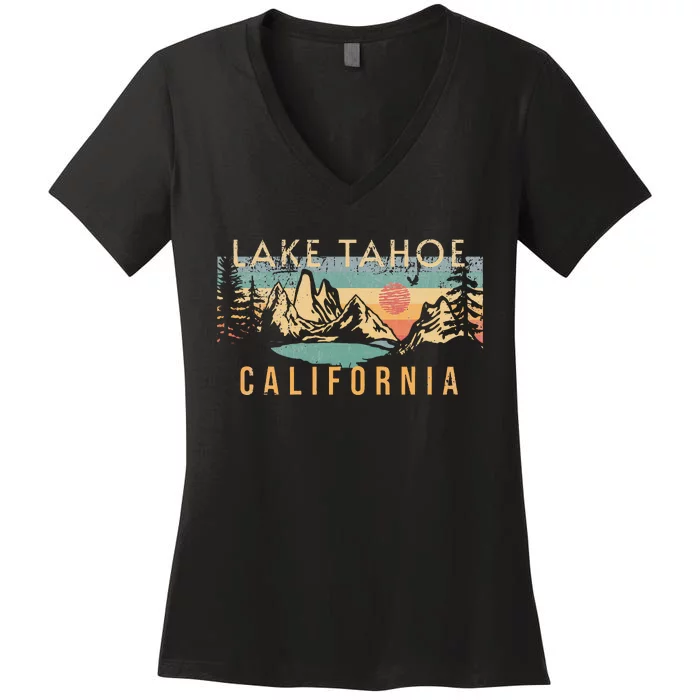 Lake Tahoe Women's V-Neck T-Shirt