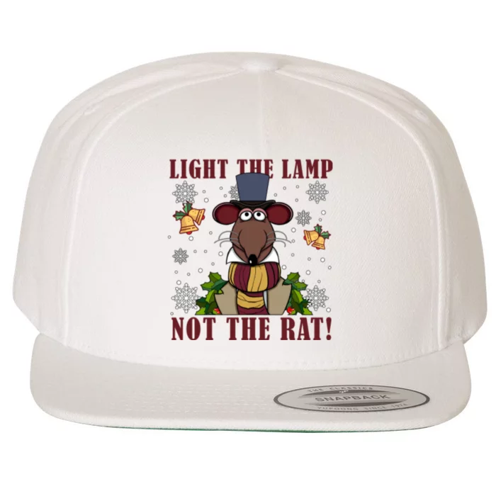 Light The Lamp Not The Rat The Muppet Christmas Wool Snapback Cap