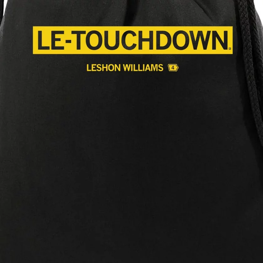 Le Touchdown Leshon Williams Drawstring Bag