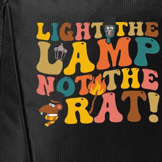 Light The Lamp Not The Rat Groovy City Backpack