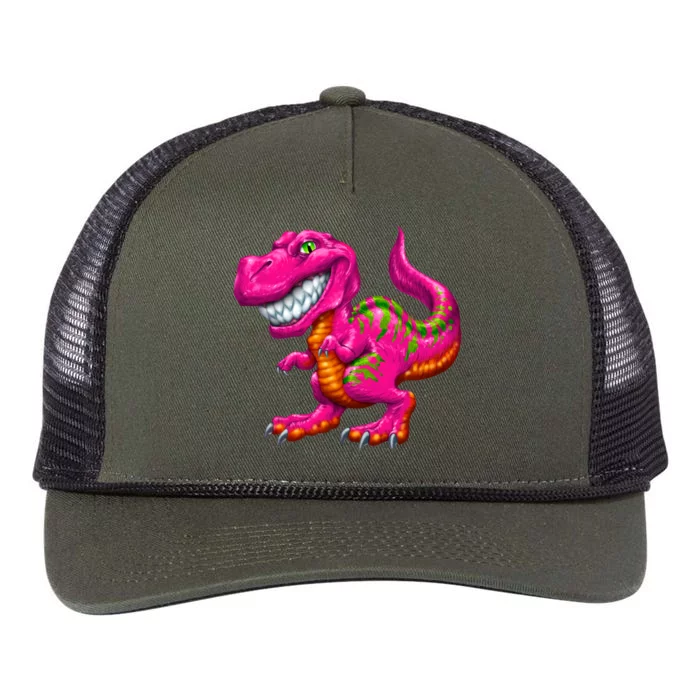 Little TRex Retro Rope Trucker Hat Cap