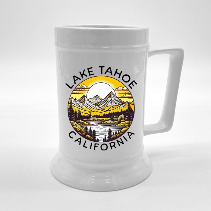 Lake Tahoe Front & Back Beer Stein