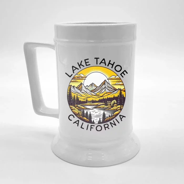 Lake Tahoe Front & Back Beer Stein