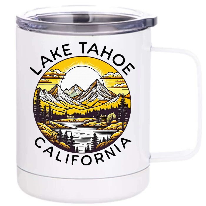 Lake Tahoe Front & Back 12oz Stainless Steel Tumbler Cup