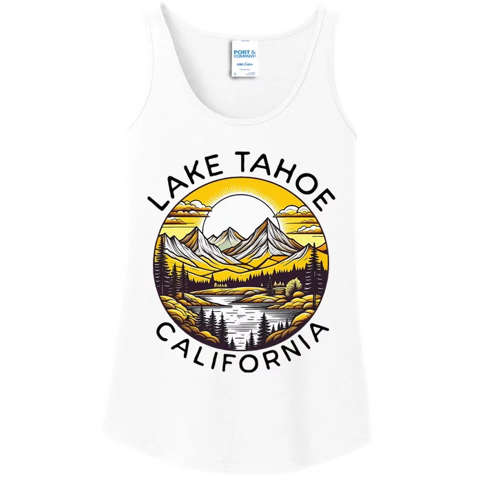 Lake Tahoe Ladies Essential Tank