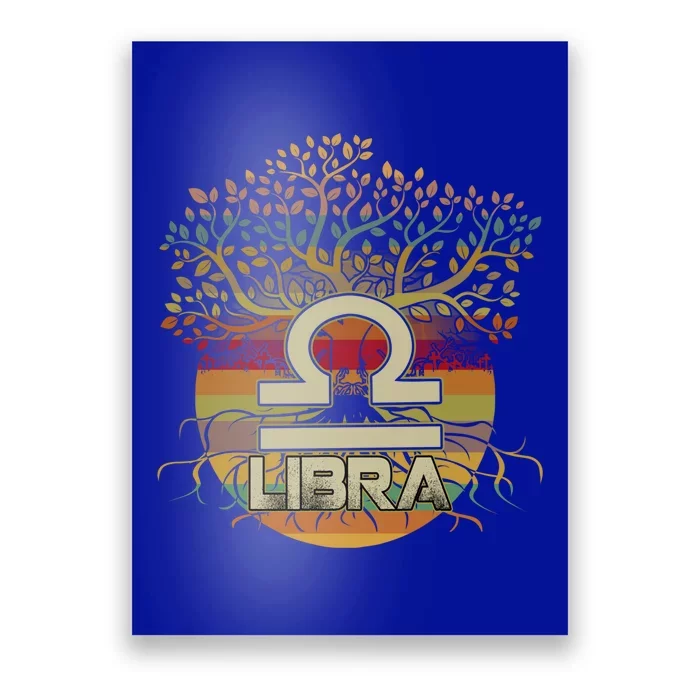 Living Tree Libra Zodiac Meaningful Gift Poster