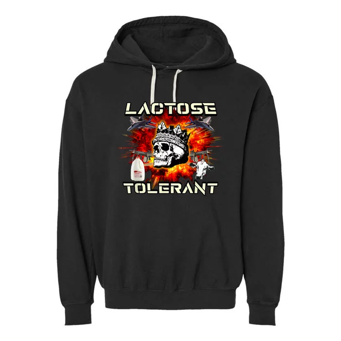 Lactose Tolerant Garment-Dyed Fleece Hoodie