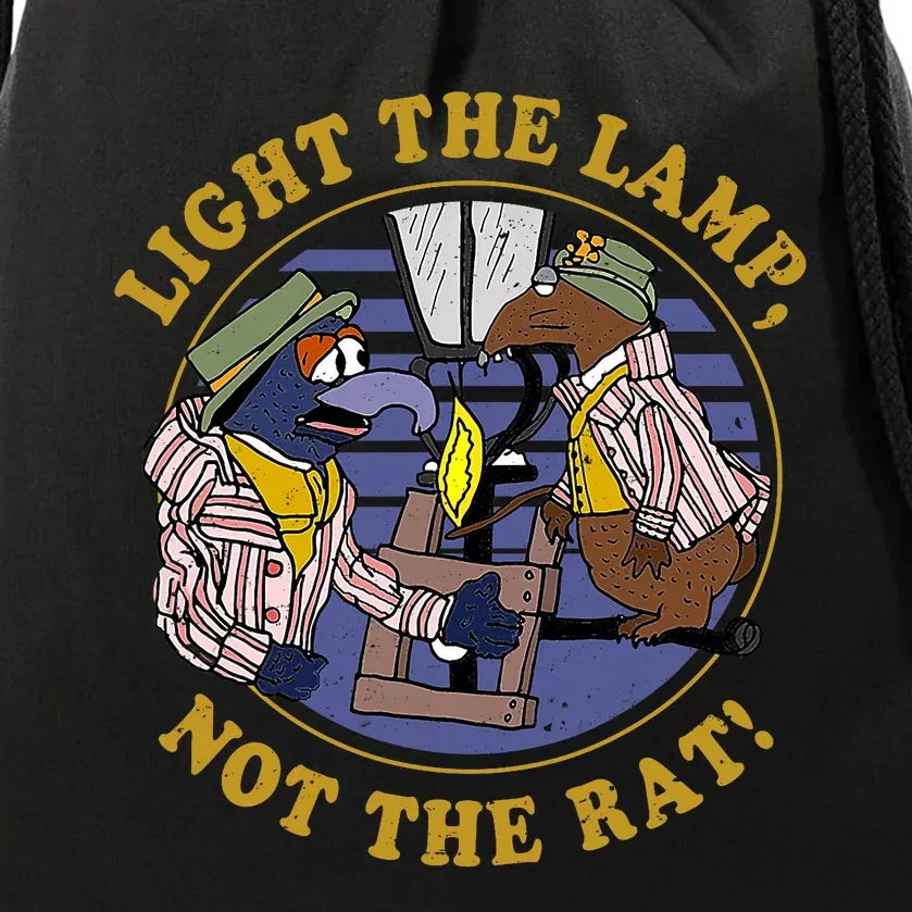 Light The Lamp Not The Rat Drawstring Bag