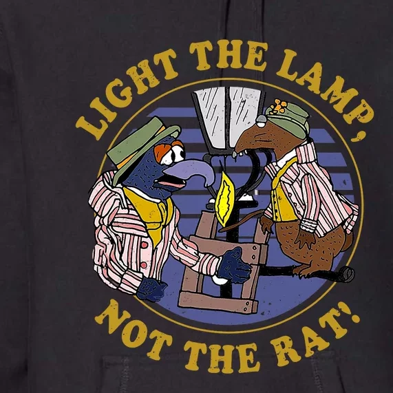 Light The Lamp Not The Rat Premium Hoodie