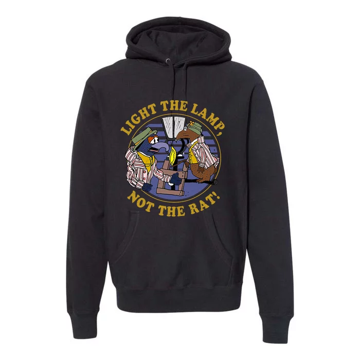 Light The Lamp Not The Rat Premium Hoodie