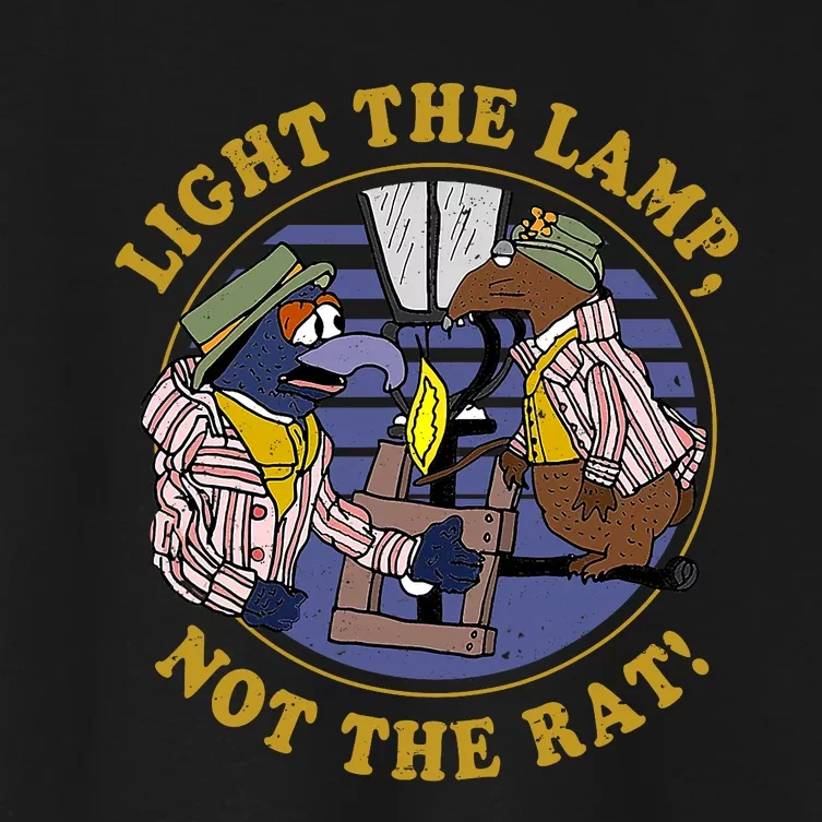 Light The Lamp Not The Rat Women's Crop Top Tee