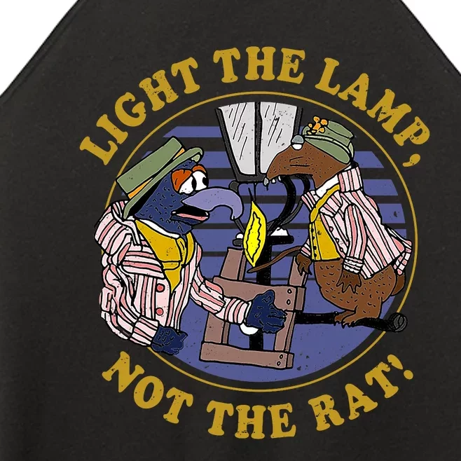 Light The Lamp Not The Rat Women’s Perfect Tri Rocker Tank