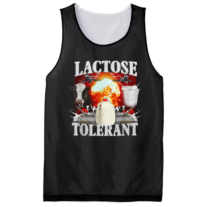 Lactose Tolerant Mesh Reversible Basketball Jersey Tank