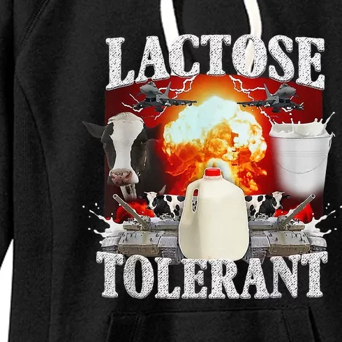 Lactose Tolerant Women's Fleece Hoodie