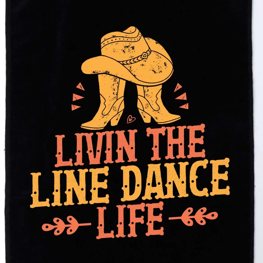 Livin The Line Dance Life T Platinum Collection Golf Towel