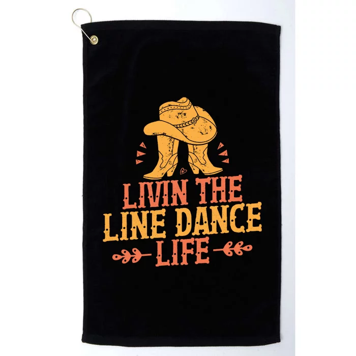 Livin The Line Dance Life T Platinum Collection Golf Towel