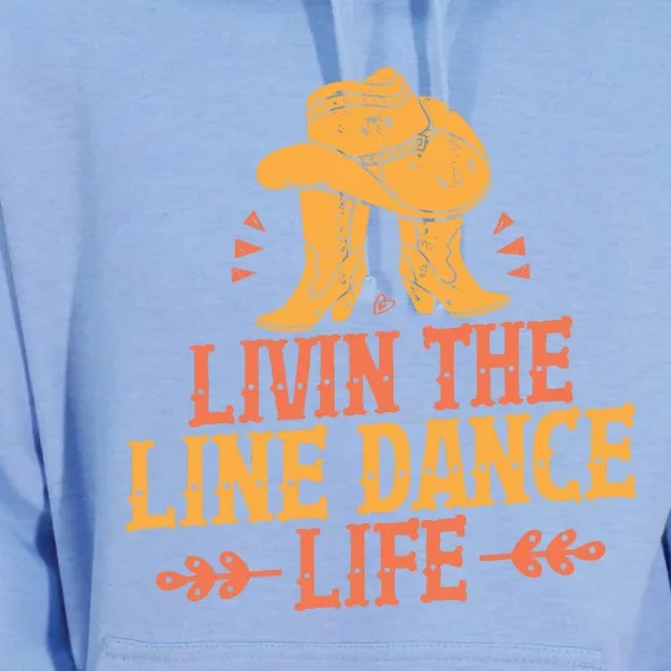 Livin The Line Dance Life T Unisex Surf Hoodie