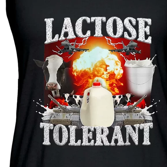 Lactose Tolerant Ladies Essential Flowy Tank