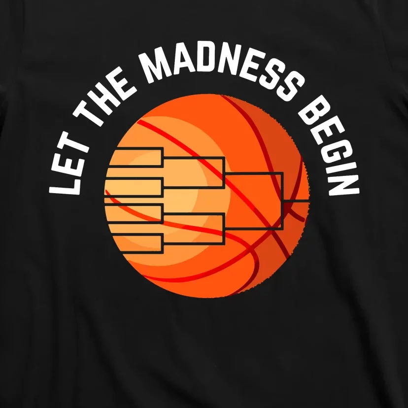 Let The Madness Begin Long Sleeve Basketball T-Shirt