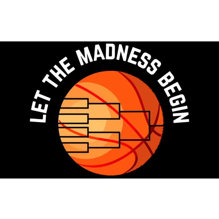 Let The Madness Begin Long Sleeve Basketball Bumper Sticker