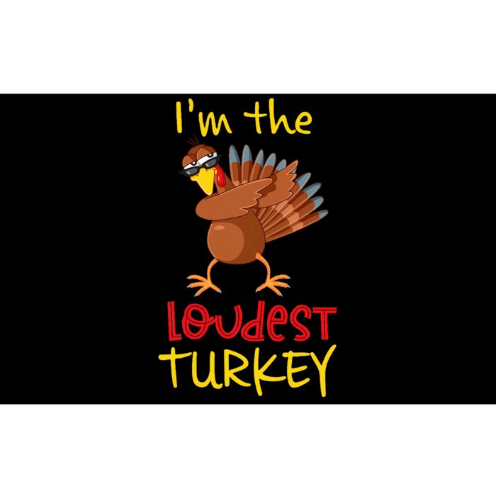 Loudest Turkey Matching Family Group Thanksgiving Party Bumper Sticker