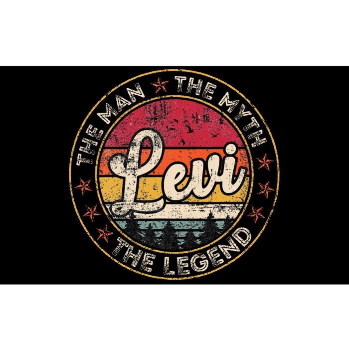 Levi The Man The Myth The Legend Personalized Name Bumper Sticker