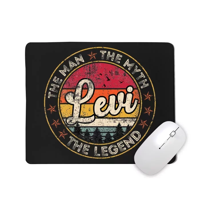 Levi The Man The Myth The Legend Personalized Name Mousepad