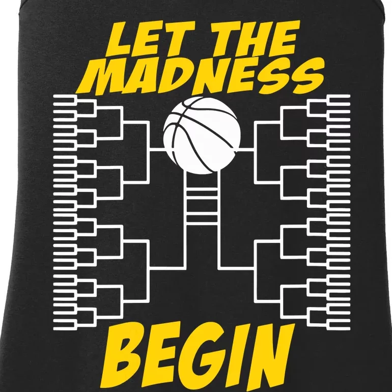 Let The Madness Begin Ladies Essential Tank