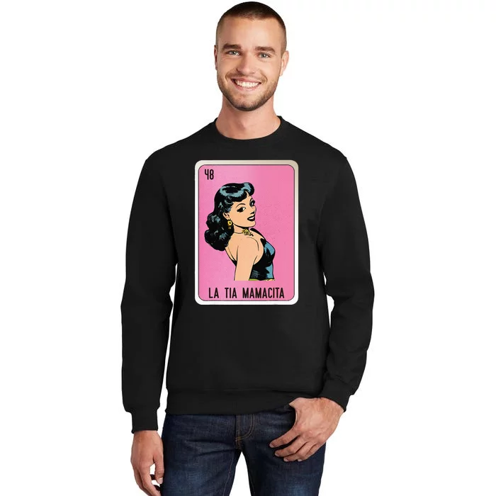 La Tia Mamacita Mexican Slang Chicano Bingo Cards Sweatshirt