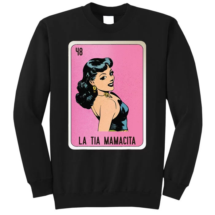 La Tia Mamacita Mexican Slang Chicano Bingo Cards Sweatshirt