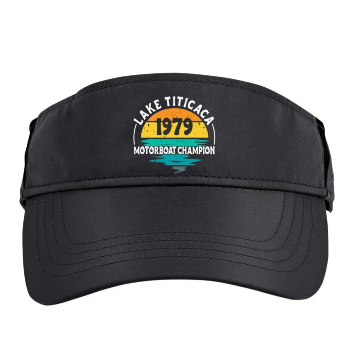 Lake Titicaca Motorboat Champion Adult Drive Performance Visor