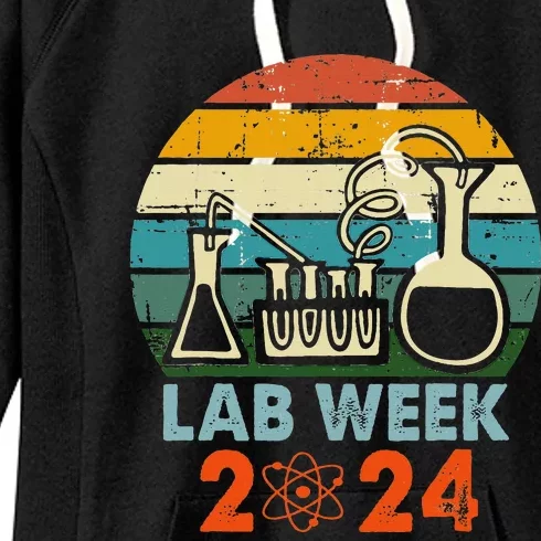 Laboratory Tech Medical Technician Scientist Lab Week 2024 Women's Fleece Hoodie