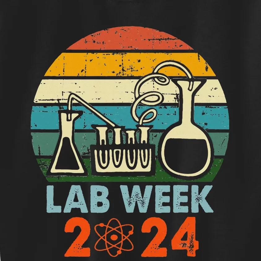 Laboratory Tech Medical Technician Scientist Lab Week 2024 Kids Sweatshirt