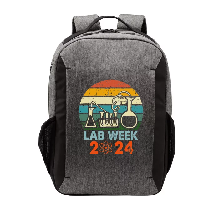 Laboratory Tech Medical Technician Scientist Lab Week 2024 Vector Backpack