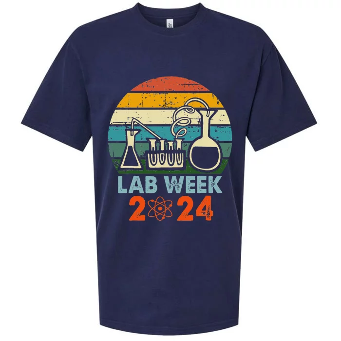 Laboratory Tech Medical Technician Scientist Lab Week 2024 Sueded Cloud Jersey T-Shirt